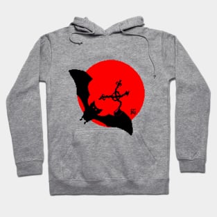 Pixel art vampire bat Hoodie